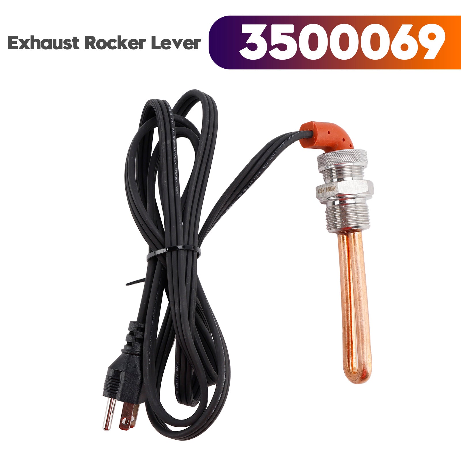 3500069 Engine Block Heater for Ford Powerstroke F250 F350 Excursion 120V 1000W