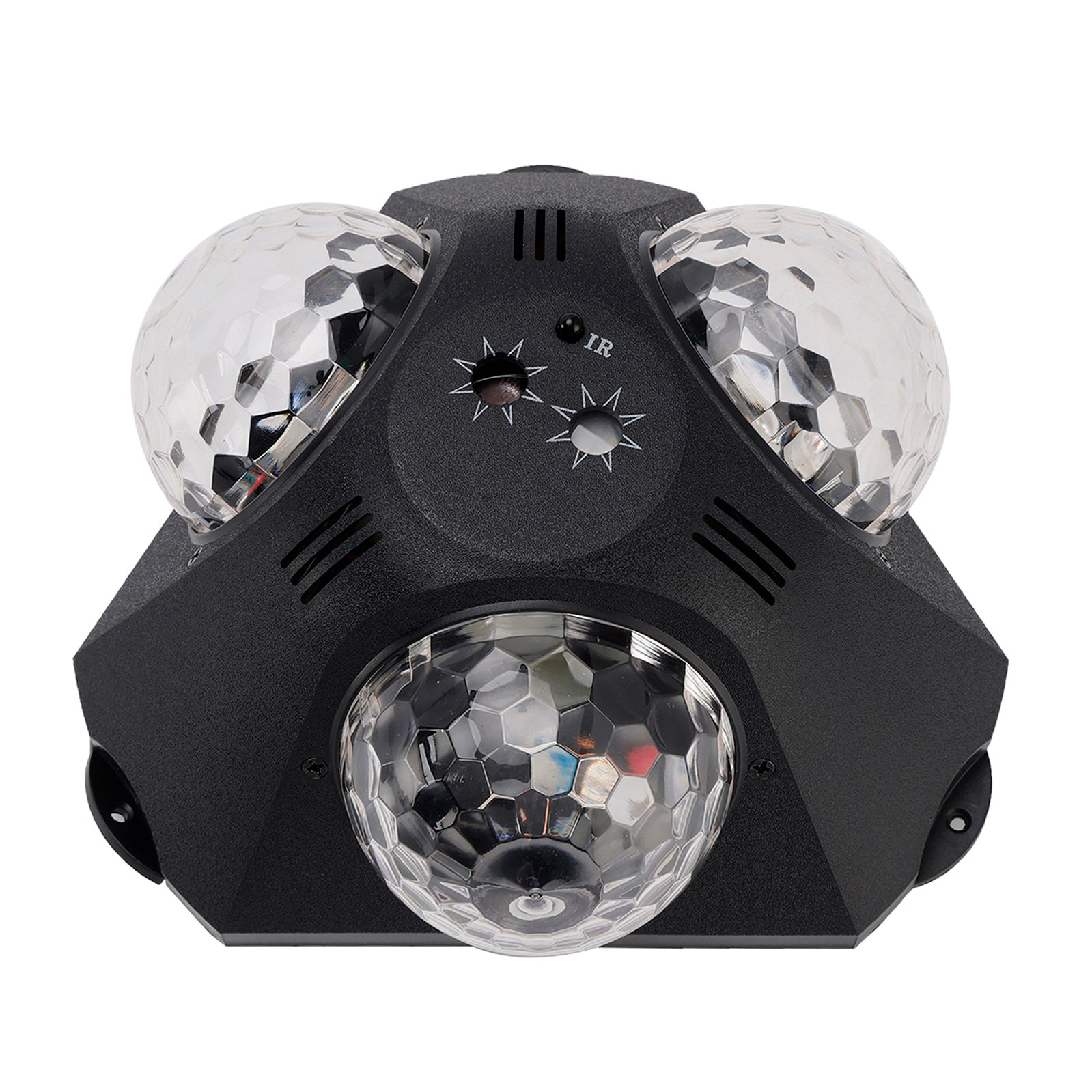 3Head Sound Activated Magic Ball Strobe Light With Remote Control For Home Party