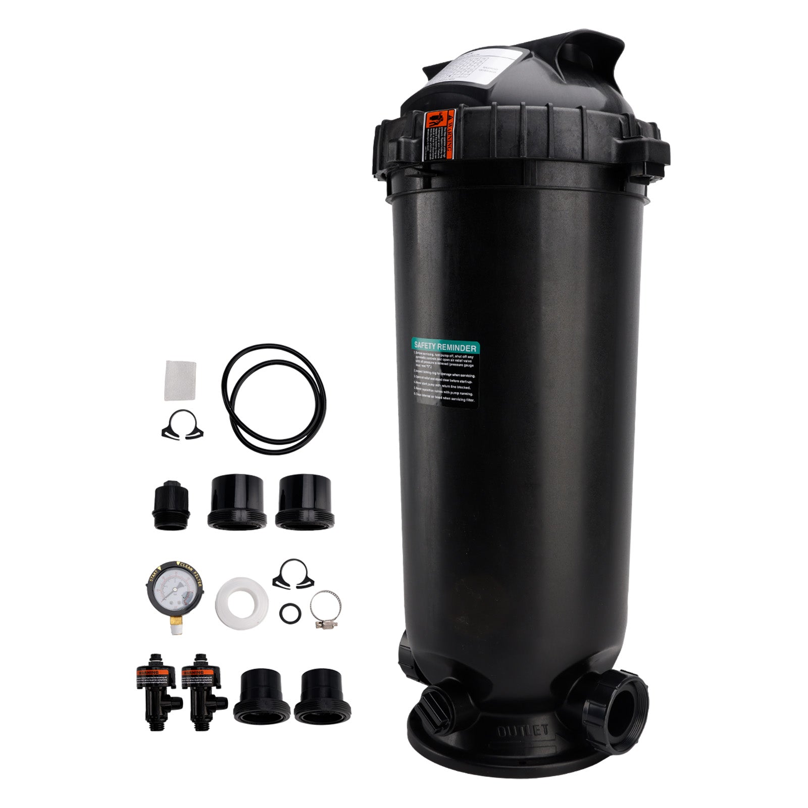 W3C17502 Pool Cartridge Filter Assembly 175 Sq.Ft For Hayward StarClear Plus