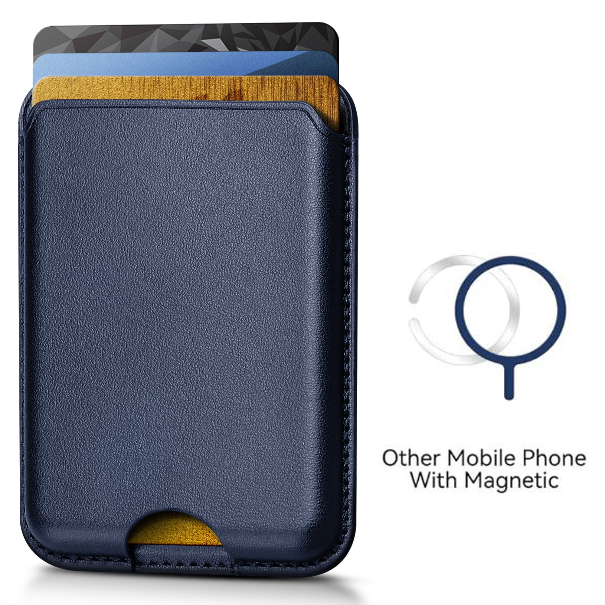 2PCS Magnetic Card Holder MagSafe Wallet RFID Protection for iPhone 17/16/15/14