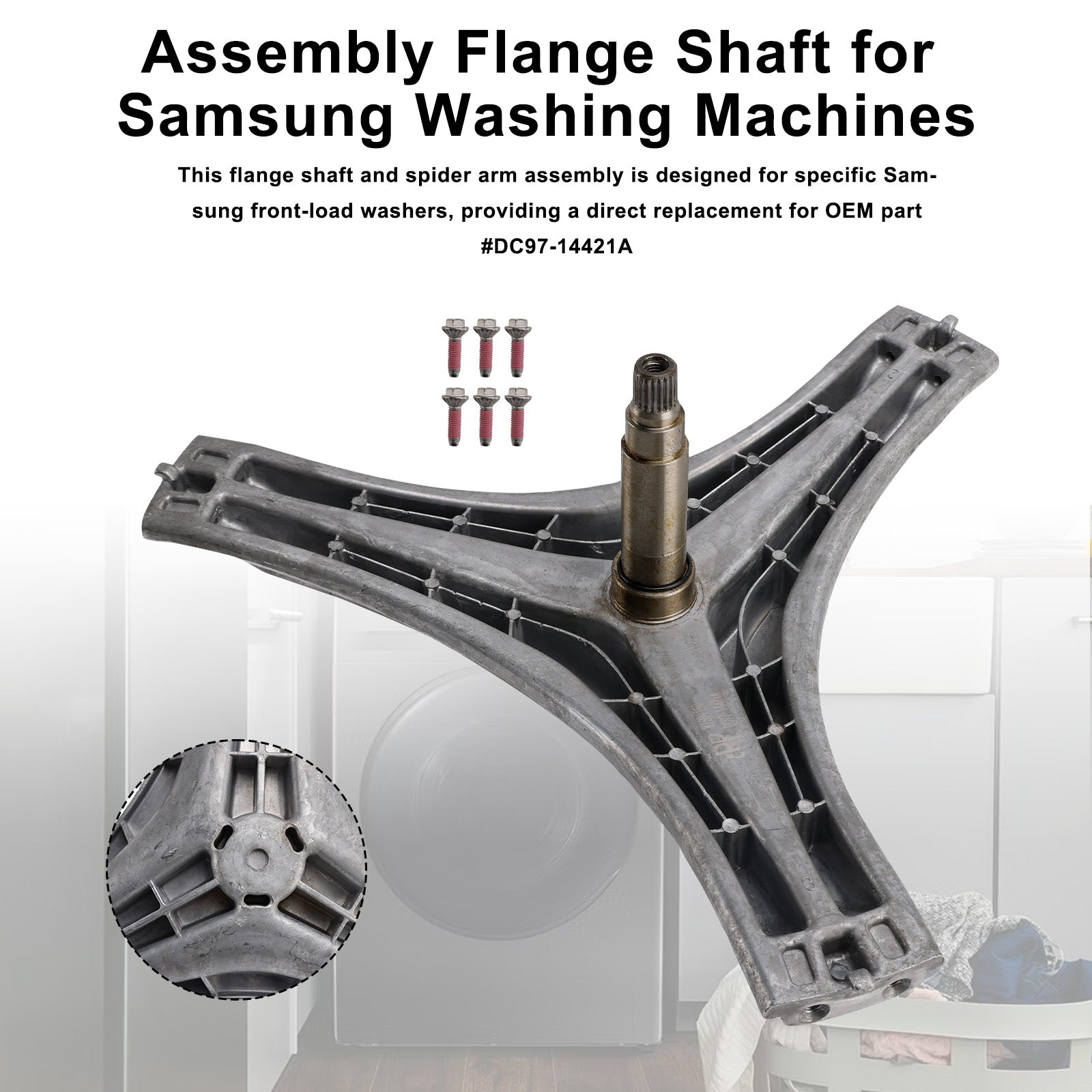 DC97-14421A Washer Assy Flange Shaft for Samsung AP4452794 2076567 PS4220154