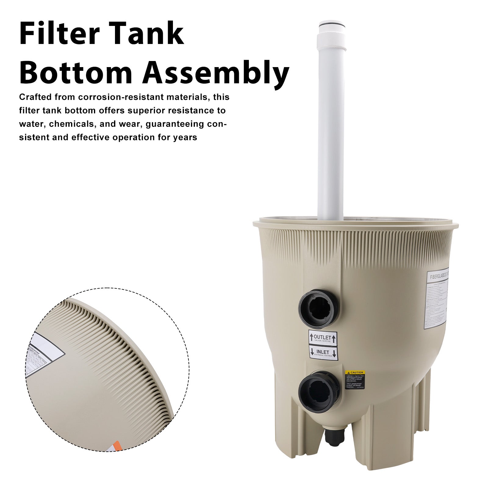 170018 Tank Bottom Assembly FNS Plus FNSP60 Pool DE Filter For Pentair