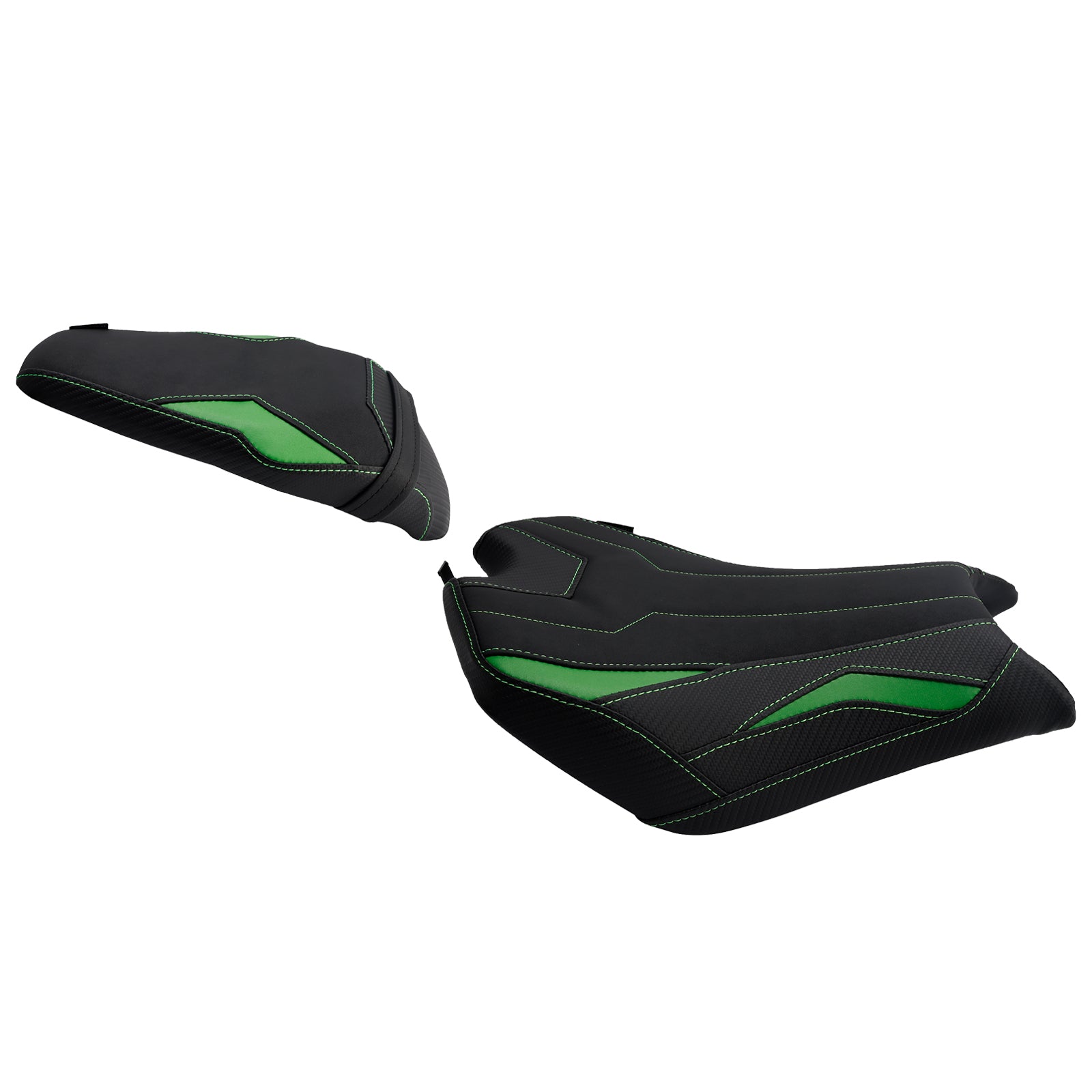 Front&Rear Raider Passenger Cushion Kit Green1 For Kawasaki Z900 Zr900-F 2025-