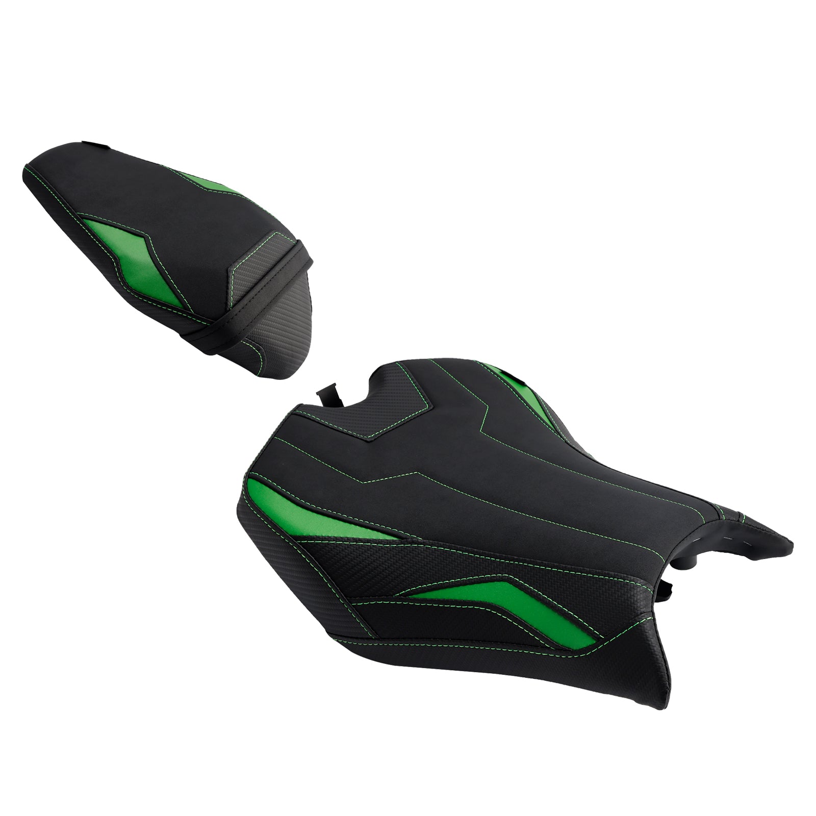 Front&Rear Raider Passenger Cushion Kit Green1 For Kawasaki Z900 Zr900-F 2025-