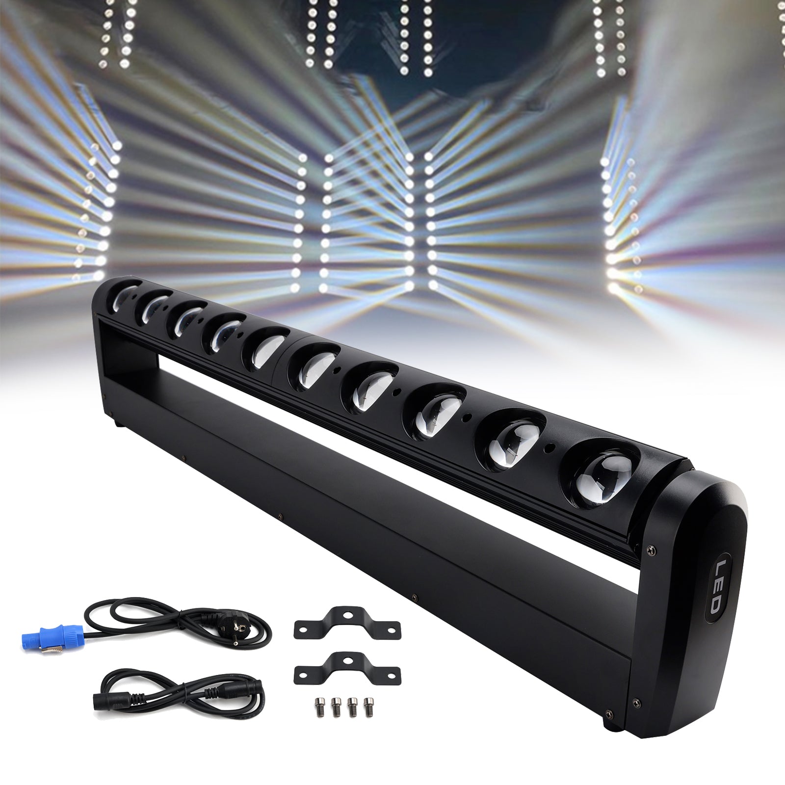 10X40W Moving Head Wallwasher RGBW LED Stage Light DMX Spotlights For Party