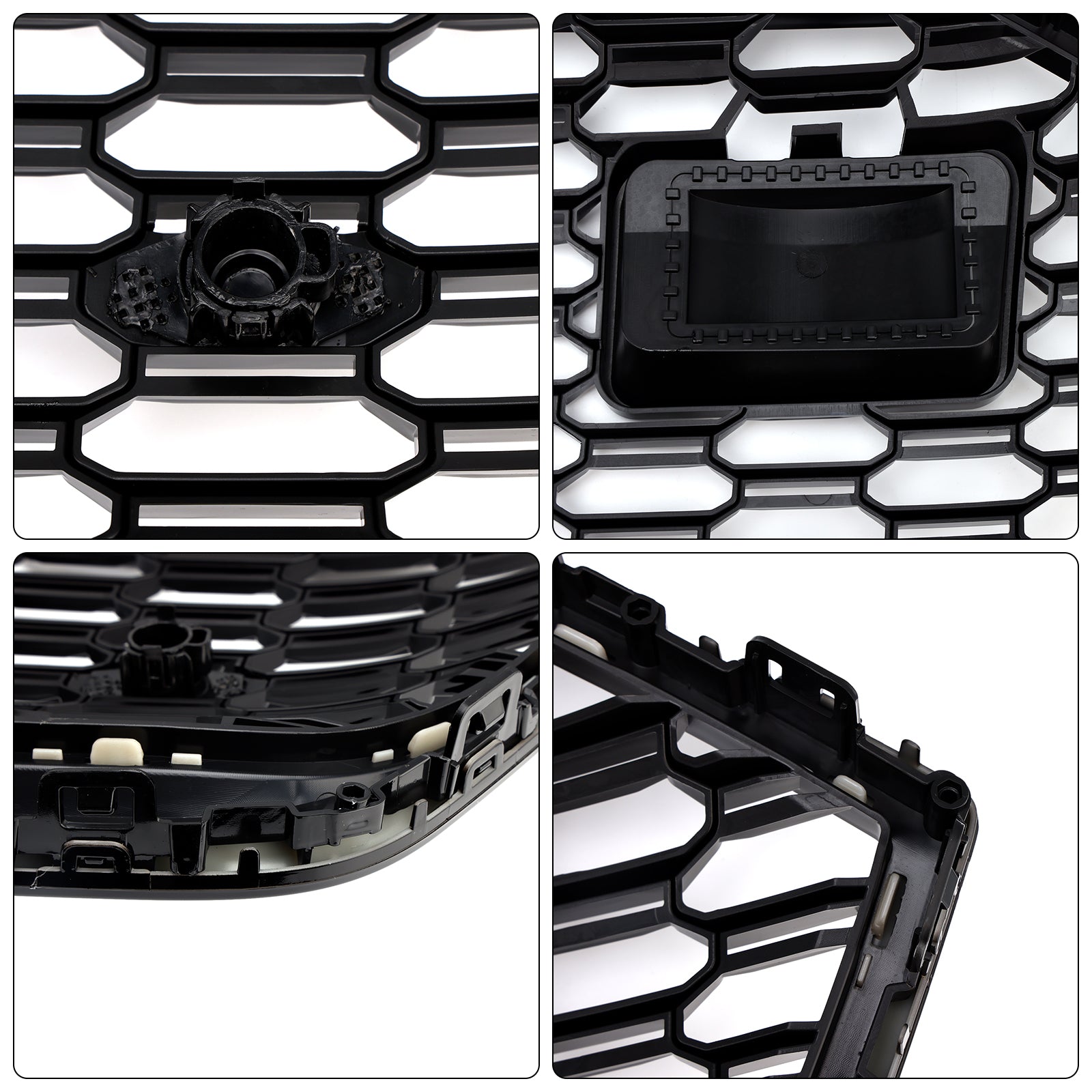 2019-2024 Front Bumper Grille Grill Fit Audi A7 C8 S7 W/ACC Black