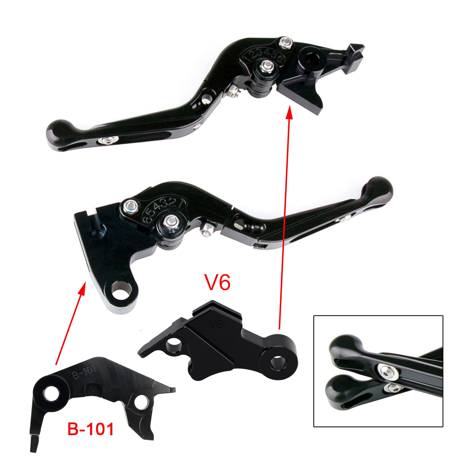 Adjustable Clutch Brake Lever fit for YAMAHA XSR900 XSR900GP MT-09 MT-09SP 24-25