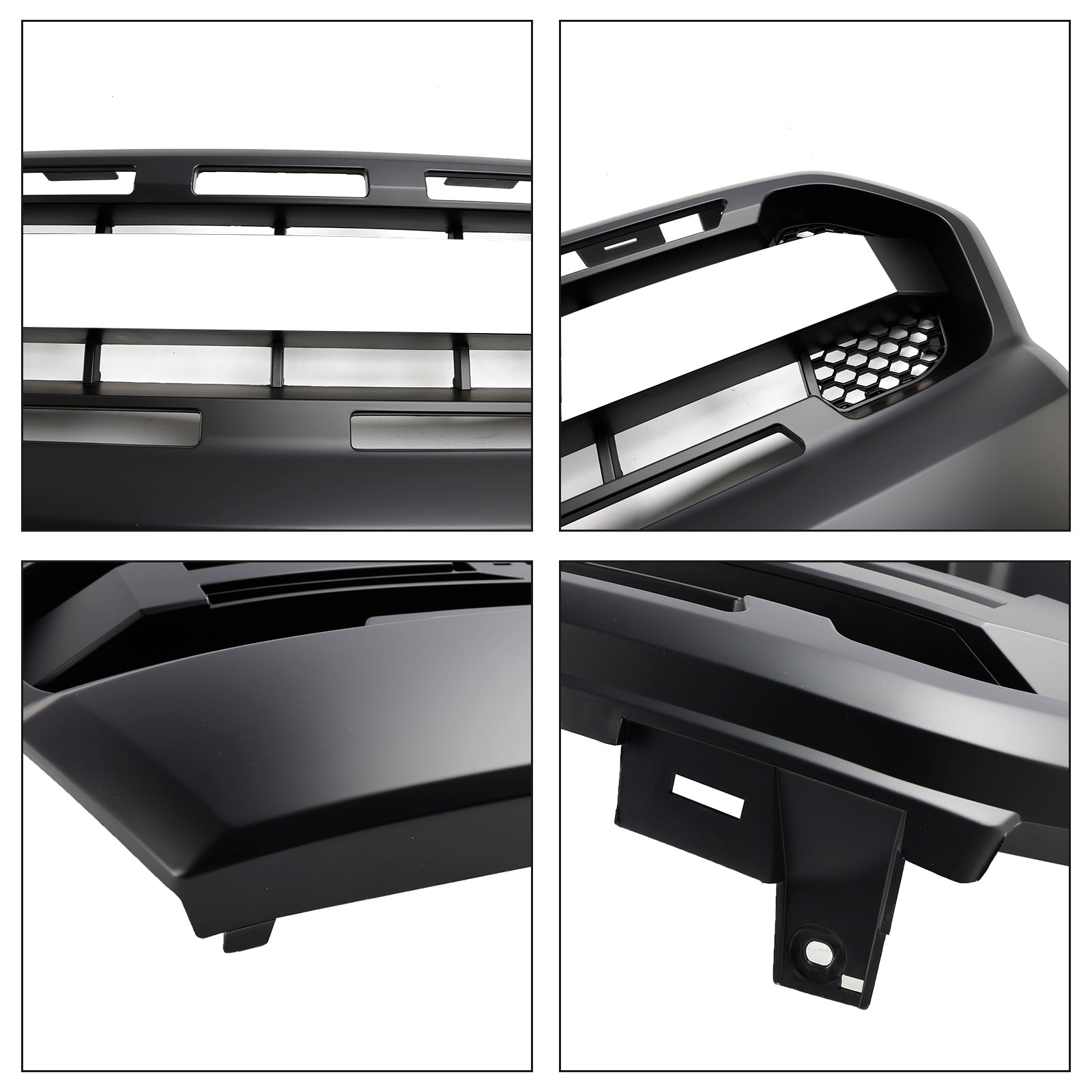Ford Ranger 2015-2019 T7 Matt Black Ranger Raptor Style Front Bumper Grill