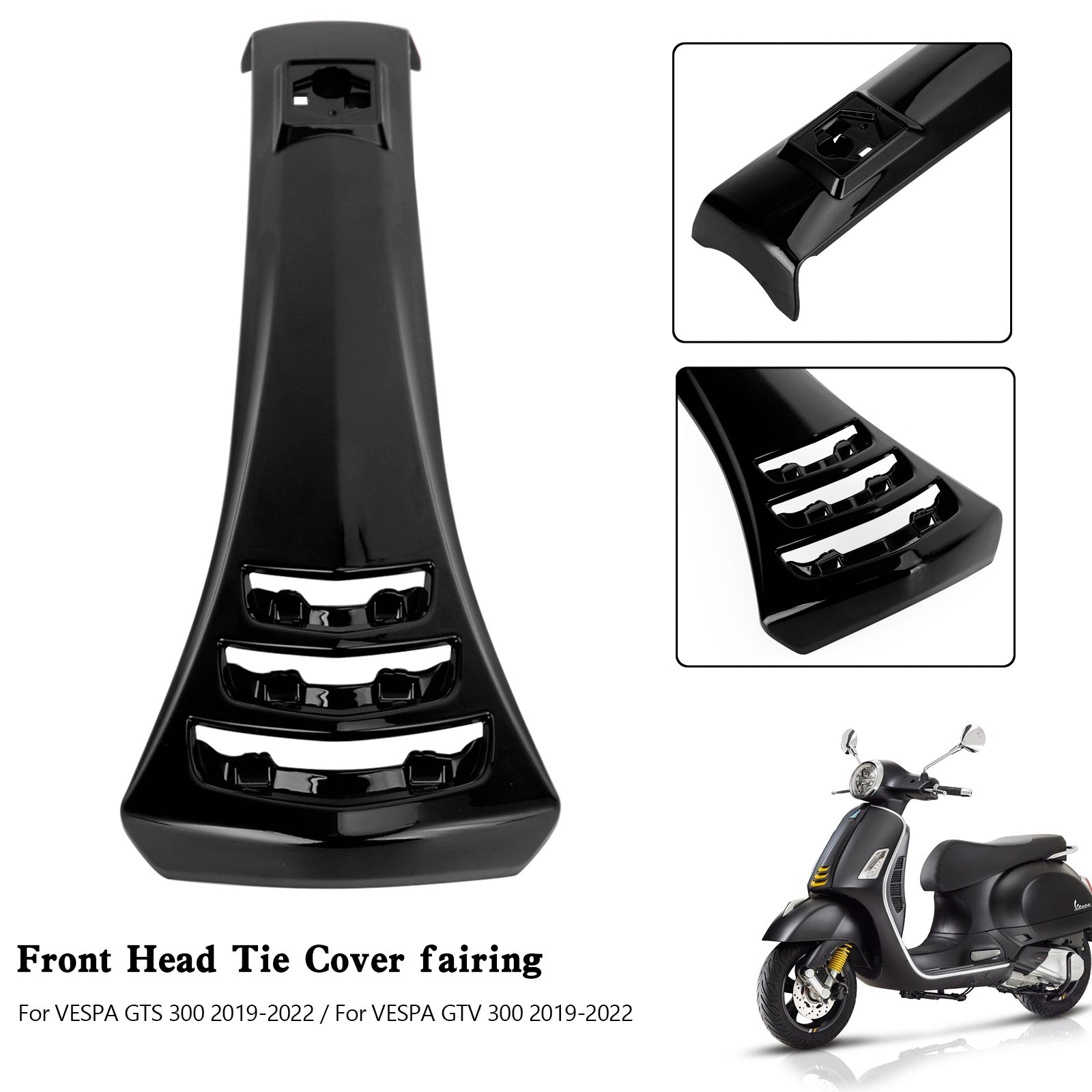 2019-2022 Vespa GTS300 GTV300 Steering Horn Head Cover fairing Tie