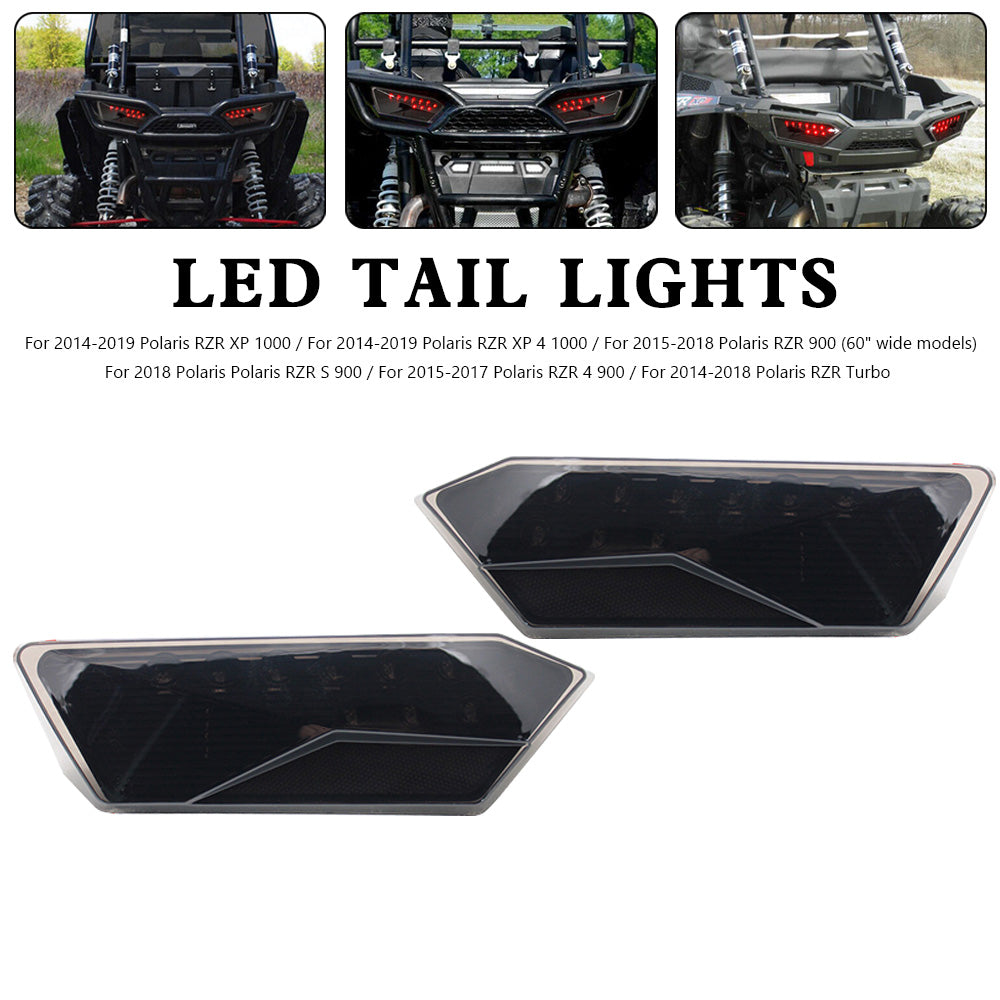 2412341 2412342 LED Tail Lights For Polaris RZR Turbo 1000 XP 900 S 2014-2019