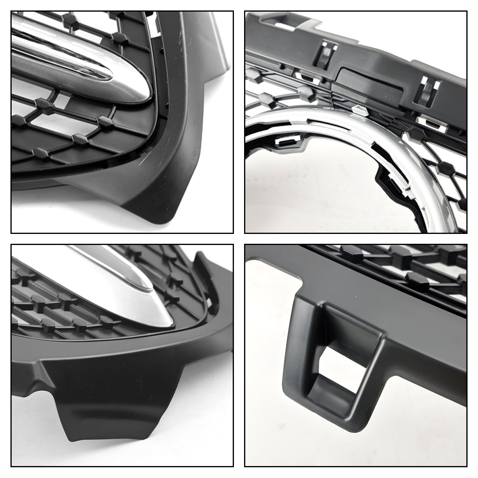 2019-2023 Benz A-Class W177 Black Diamond Front Bumper Grill Grille