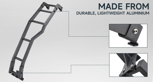 2007-2021 Toyota FJ Cruiser Rear Gate Ladder Kit Left Side