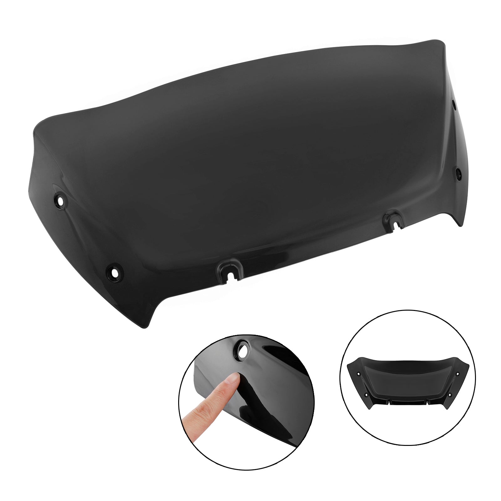 2023-2024 투어링 스트리트 글라이드 CVO 117 121 9인치 윈드실드 윈드스크린