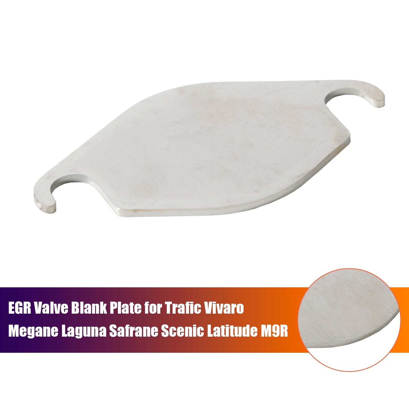 EGR Valve Blank Plate for Trafic Vivaro Megane Laguna Safrane Scenic Latitude M9R
