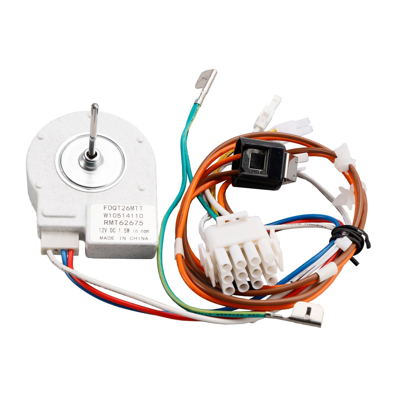 WPW10514110 W10514110 Refrigerator Evaporator Fan Motor for Kenmore W10466226