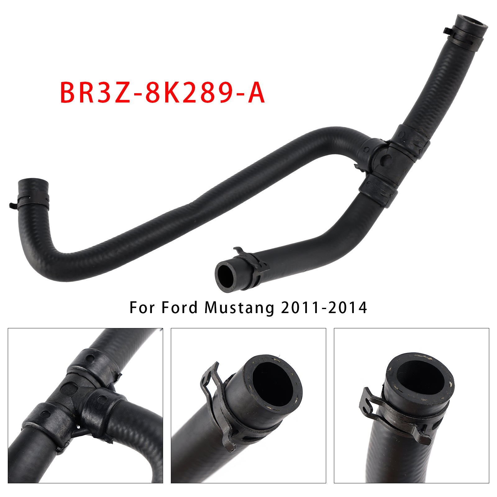 Overflow Hose Attaches To Heater Core BR3Z-8K289-A For Ford Mustang 2011-2014