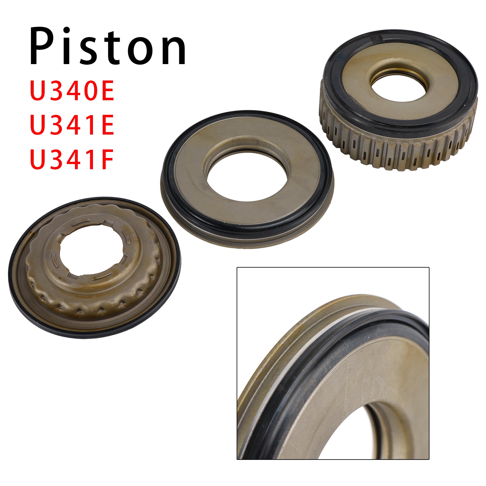 3Pcs Automatic Transmission Piston Kit U340E U341E U341F For Toyota 1999+