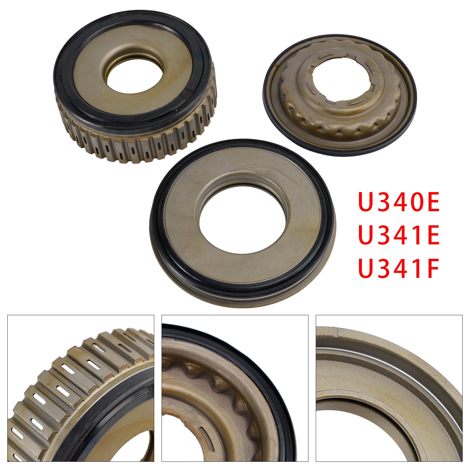 3Pcs Automatic Transmission Piston Kit U340E U341E U341F For Toyota 1999+