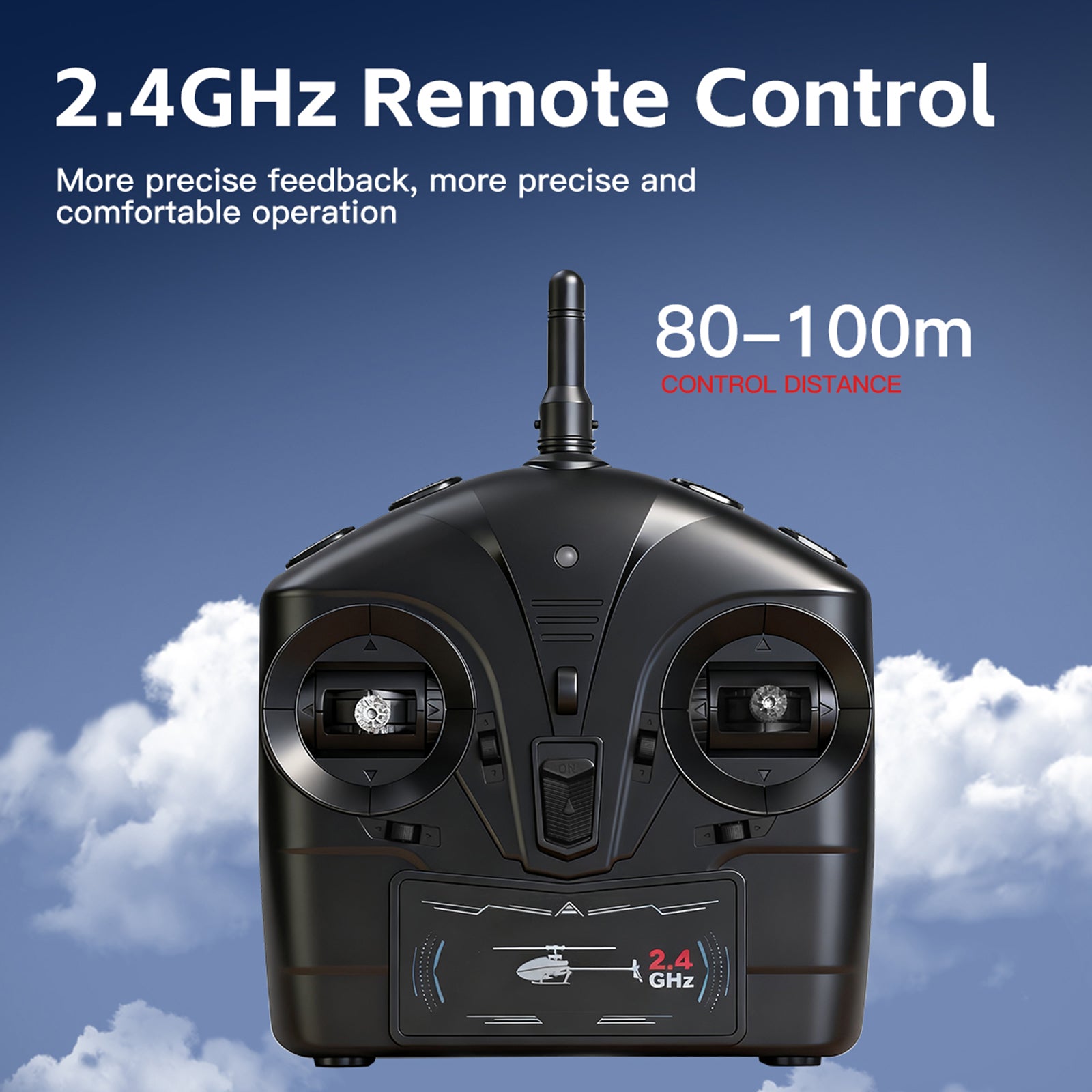 K270 UH-60L 2.4G 4CH 6Axis Gyro Brushless RC Helicopter With 4Paddle Aileronless