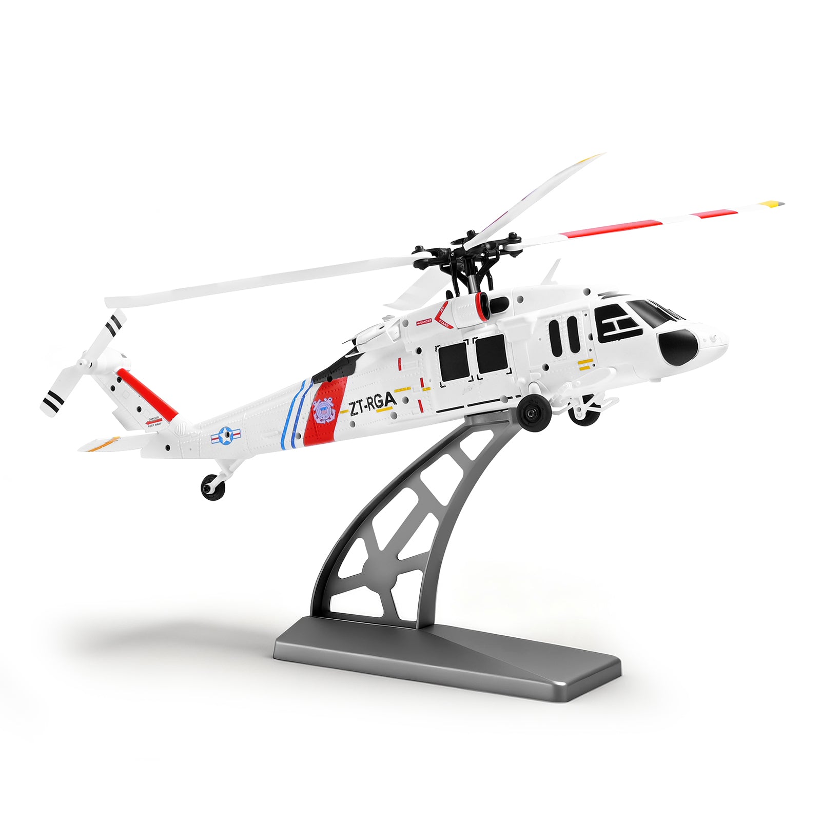 K270 UH-60L 2.4G 4CH 6Axis Gyro Brushless RC Helicopter With 4Paddle Aileronless