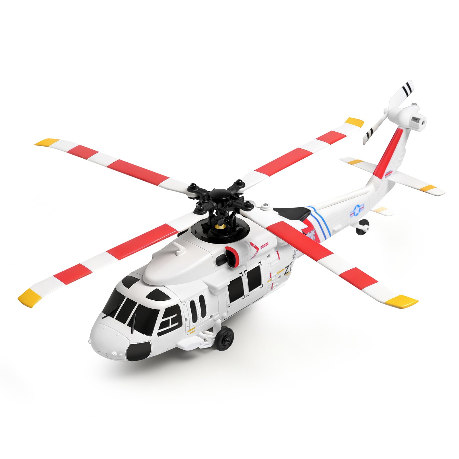 K270 UH-60L 2.4G 4CH 6Axis Gyro Brushless RC Helicopter With 4Paddle Aileronless