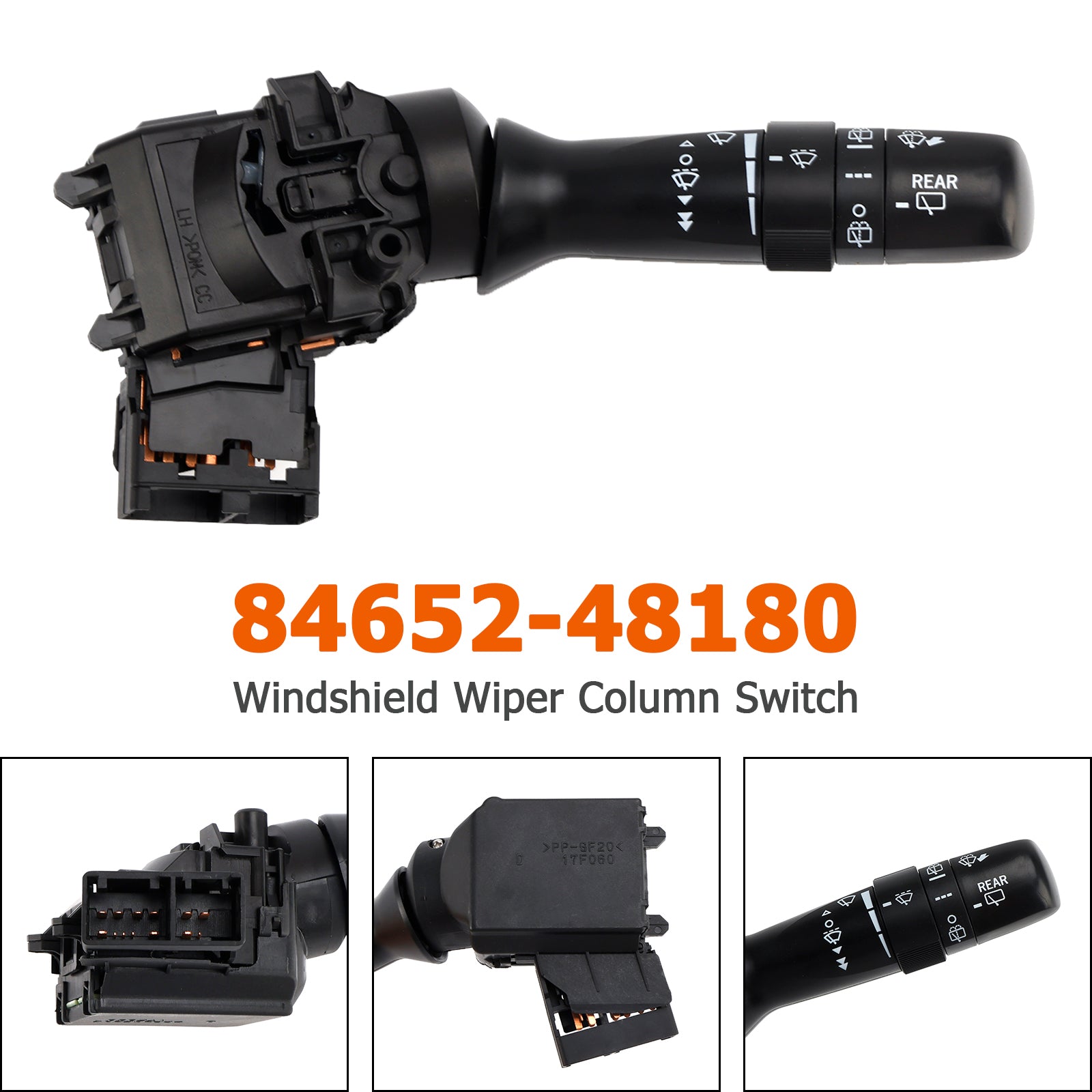 Windshield Wiper Column Switch 84652-48180 for Toyota RAV4 Prius 2007-2012