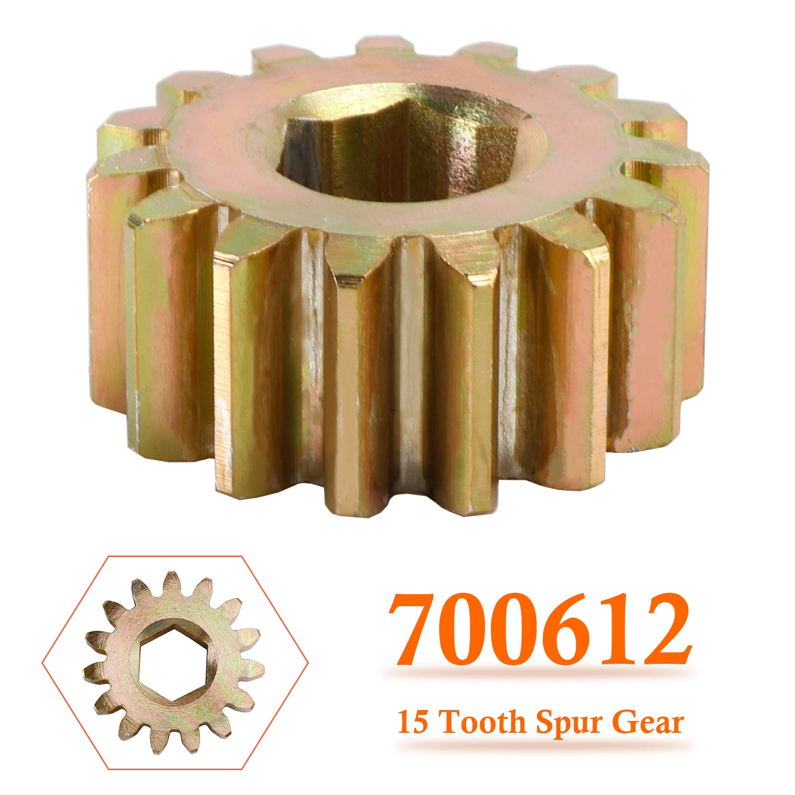 700612 Replace 15 Tooth Spur Gear 10 DP/20 PA for Lippert RV Slide Out Systems
