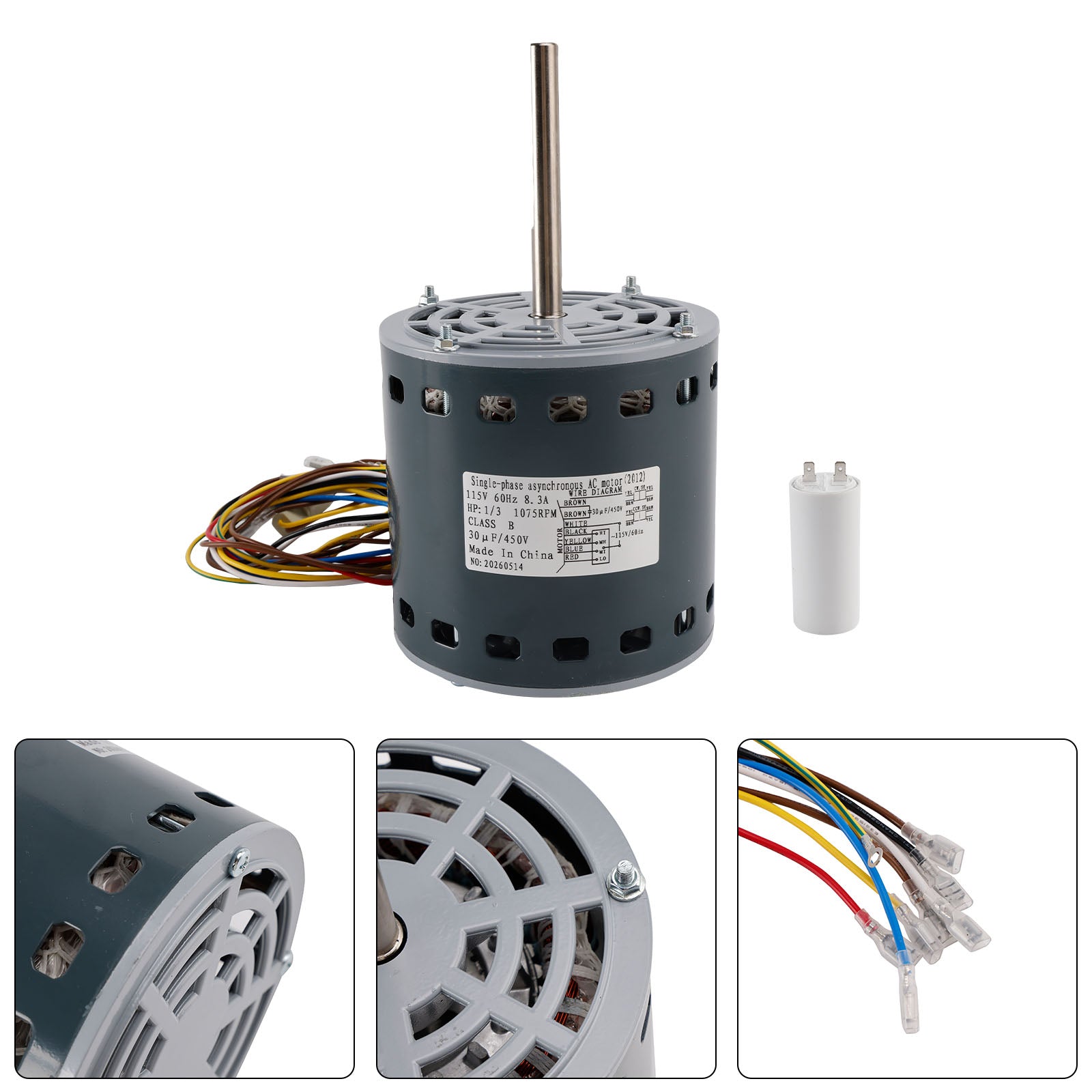 5KCP39PGS171S Furnace Blower Motor 5KCP39NGZ205S Fan Motor for GE Carrier Genteq