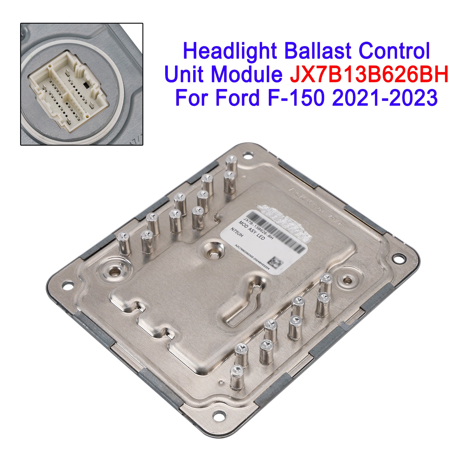 Headlight Ballast Control Unit Module JX7B13B626BH For Ford F-150 2021-2023