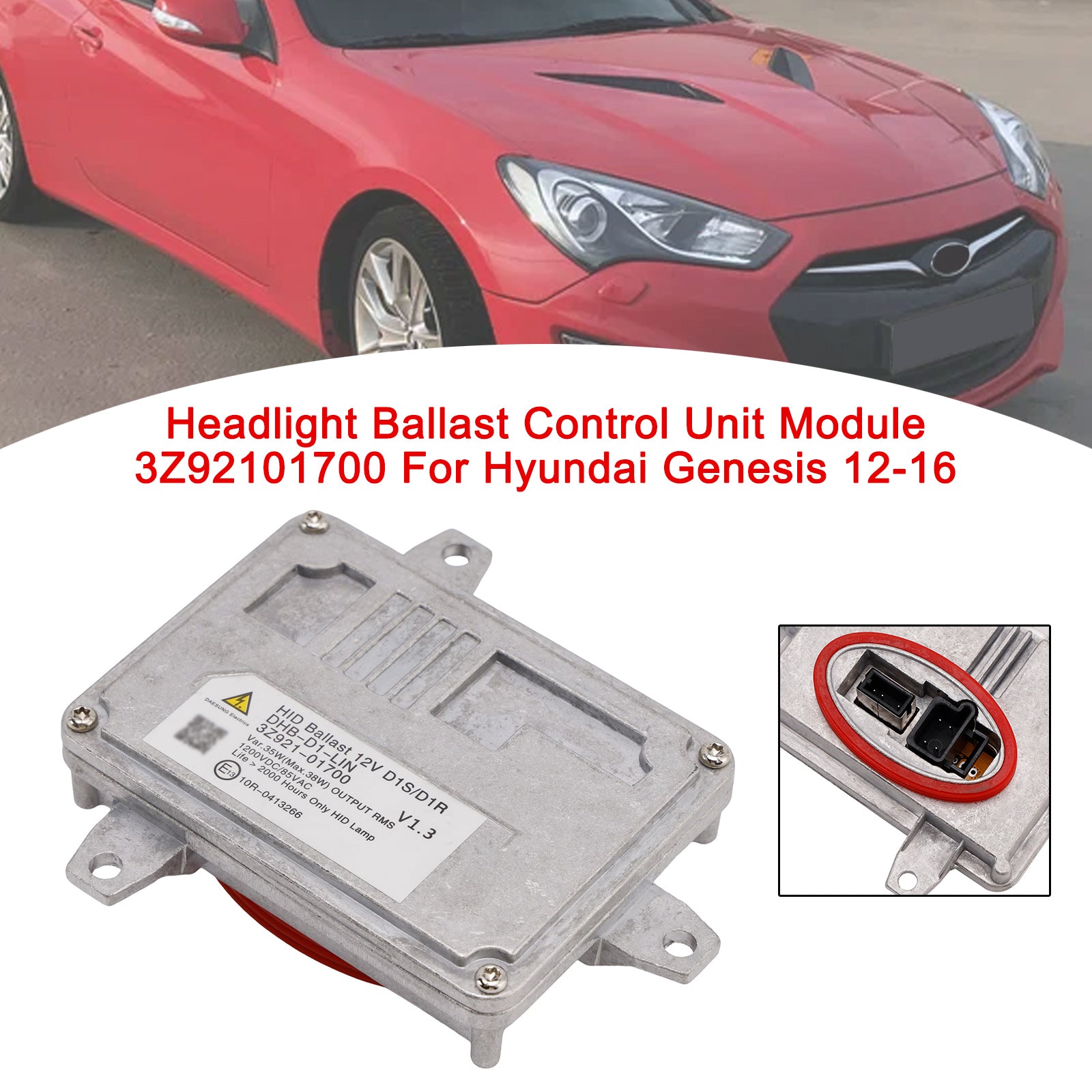 Headlight Ballast Control Unit Module 3Z92101700 For Hyundai Genesis 12-16