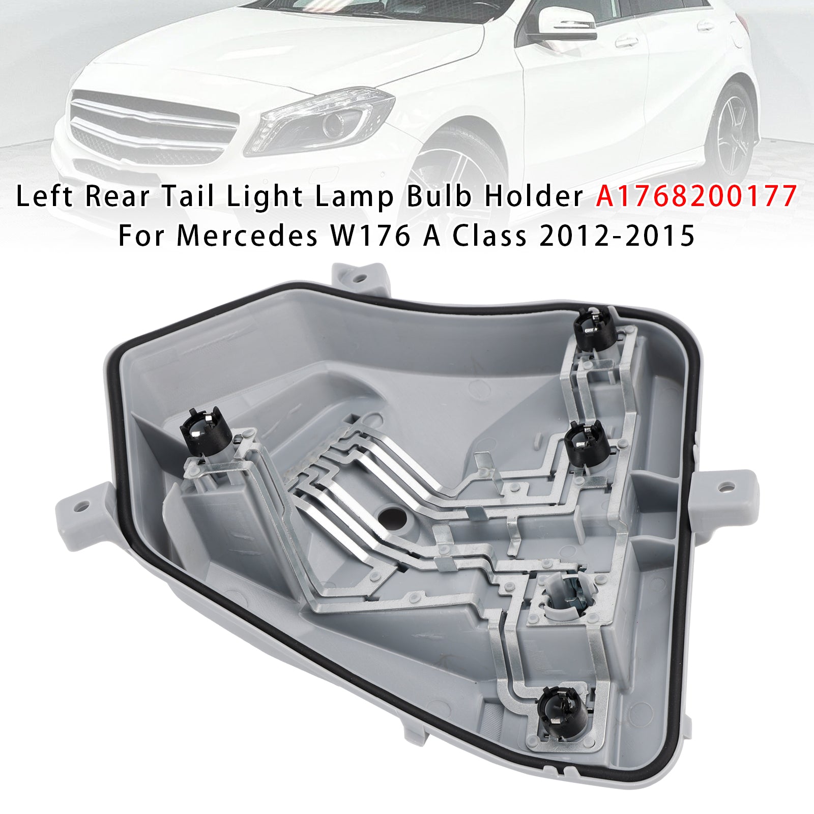 Left Rear Tail Light Lamp Bulb Holder For Mercedes W176 A Class 2012-2015