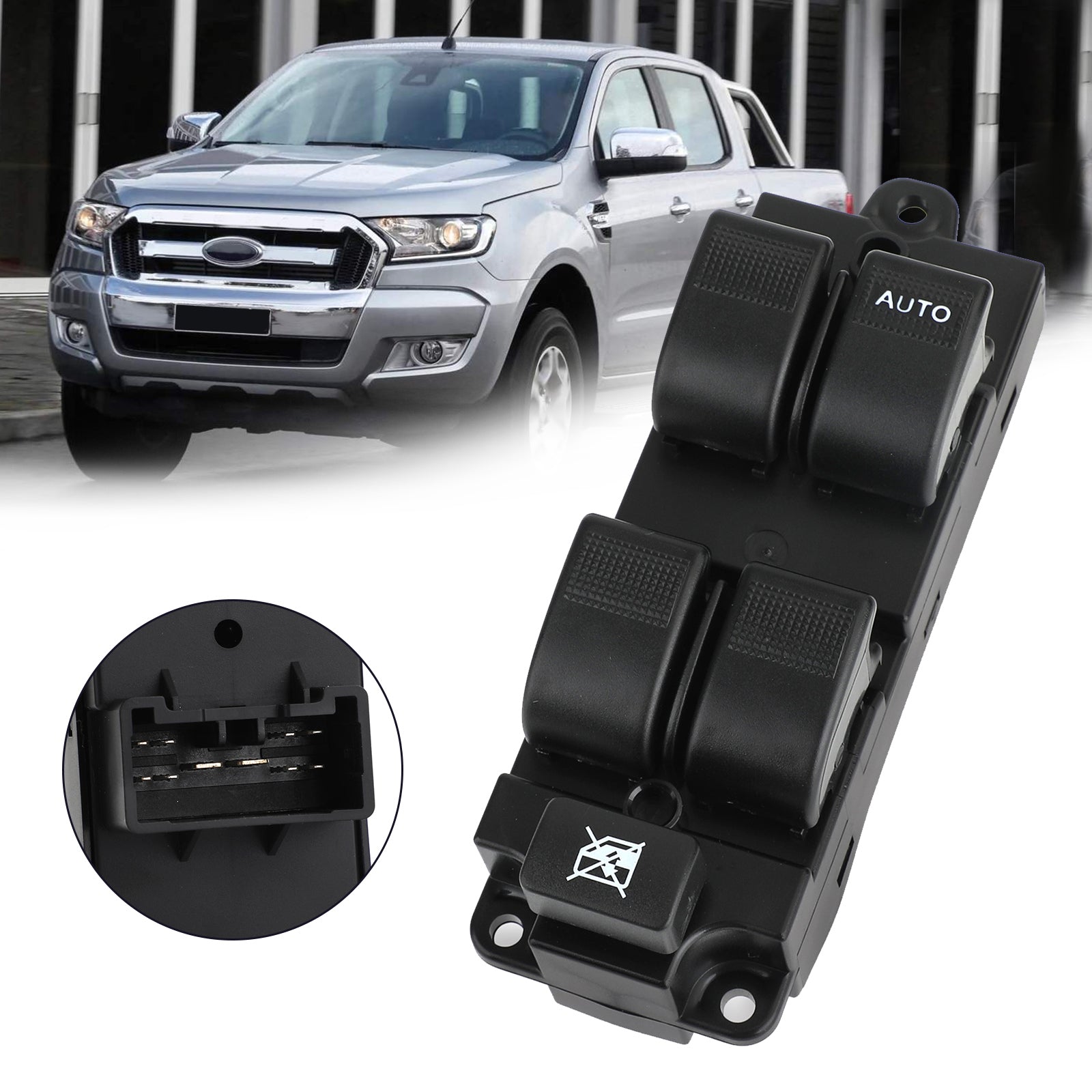 Master Driver Window Switch 10-Pin Fits For Ford Ranger 2006-2012