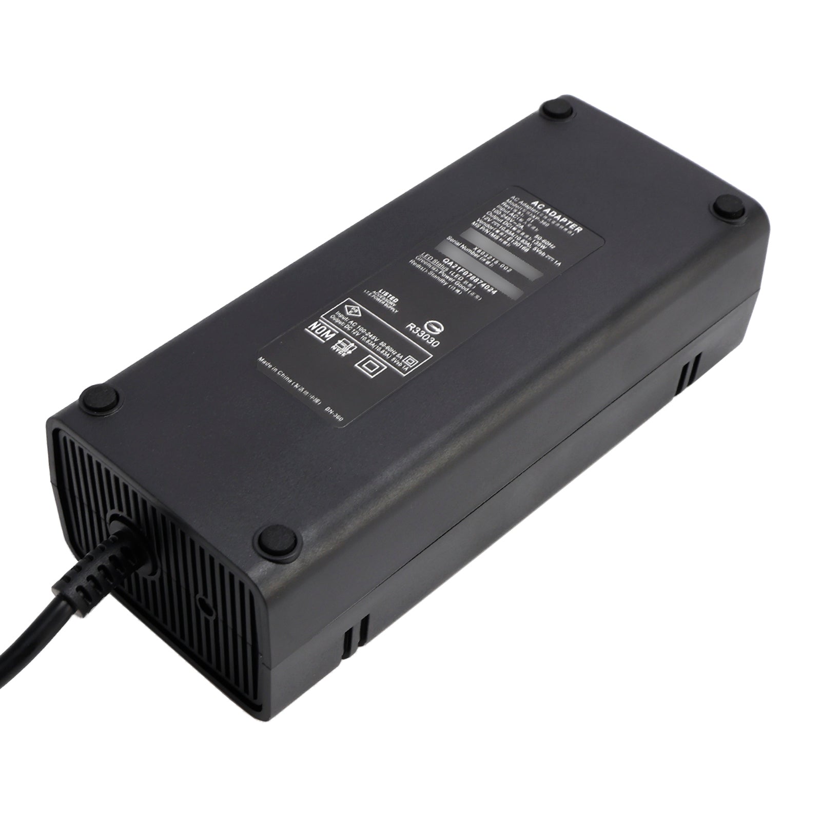 AC Adapter Brick Charger Power Supply Cord 115W Fit for Xbox 360 Slim US Plug