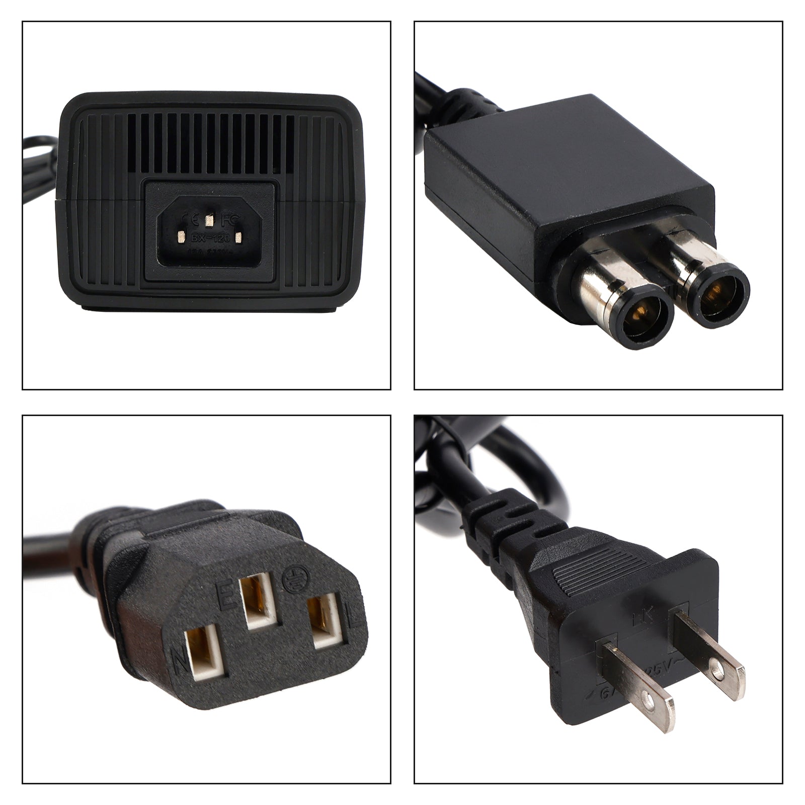 AC Adapter Brick Charger Power Supply Cord 115W Fit for Xbox 360 Slim US Plug