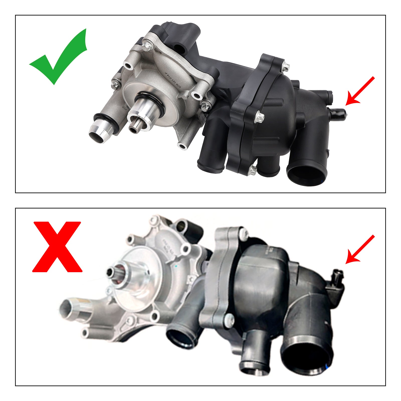 Water Pump Thermostat 079121013P for Audi A8 Quattro S5 RS5 4.2L V8