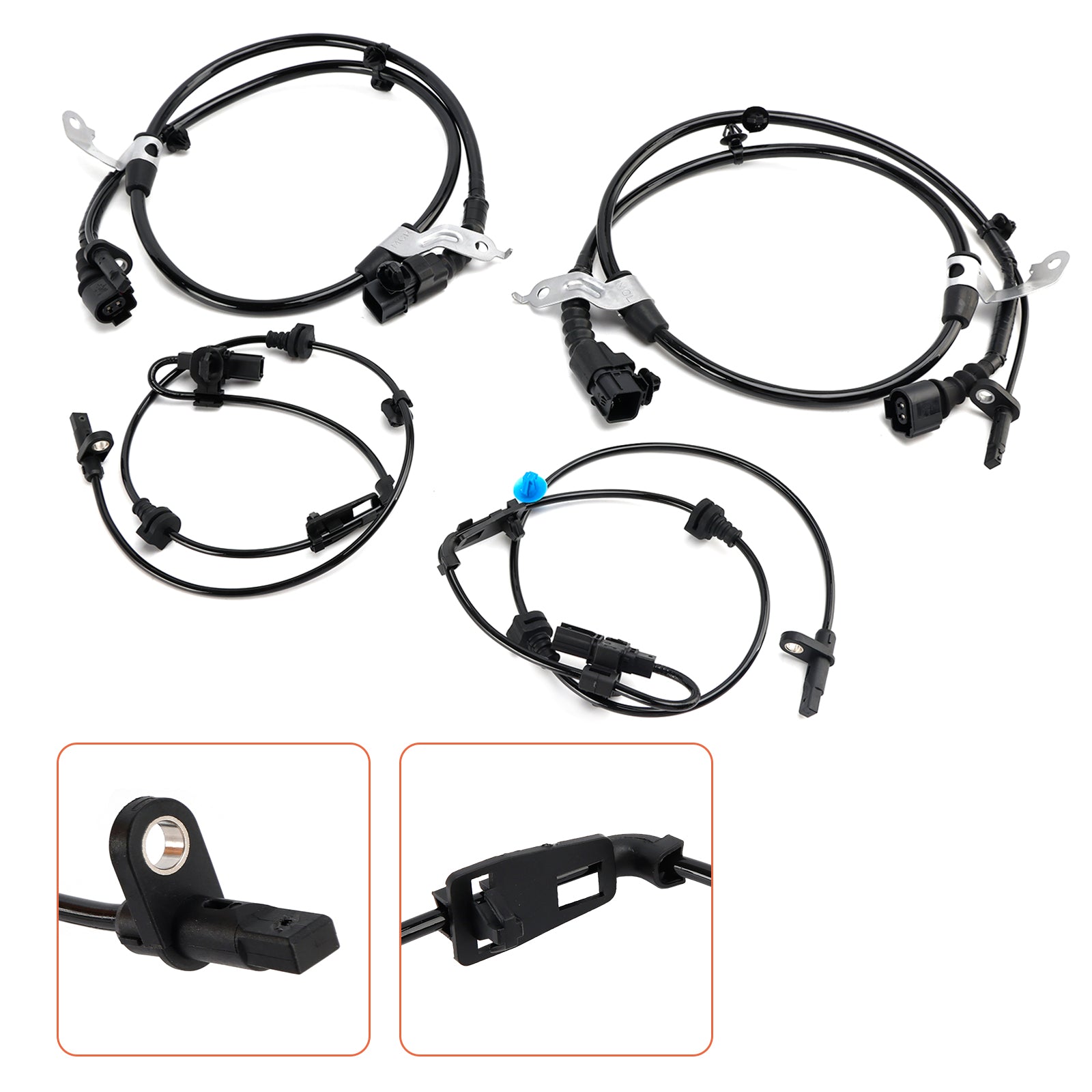 4Pcs Front & Rear Side ABS Wheel Speed Sensor For Honda CR-V 2017-2022