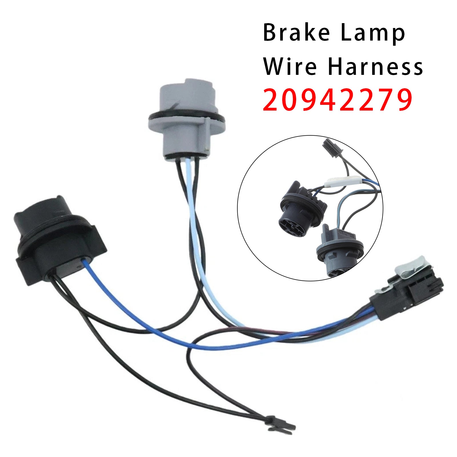 Brake Lamp Wiring Harness and Socket 20942279 For Chevrolet Malibu 2013-2016