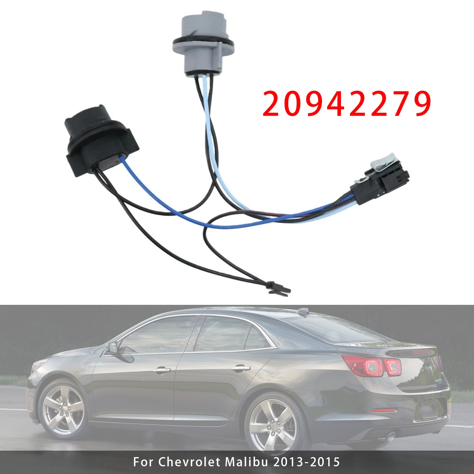 Brake Lamp Wiring Harness and Socket 20942279 For Chevrolet Malibu 2013-2016