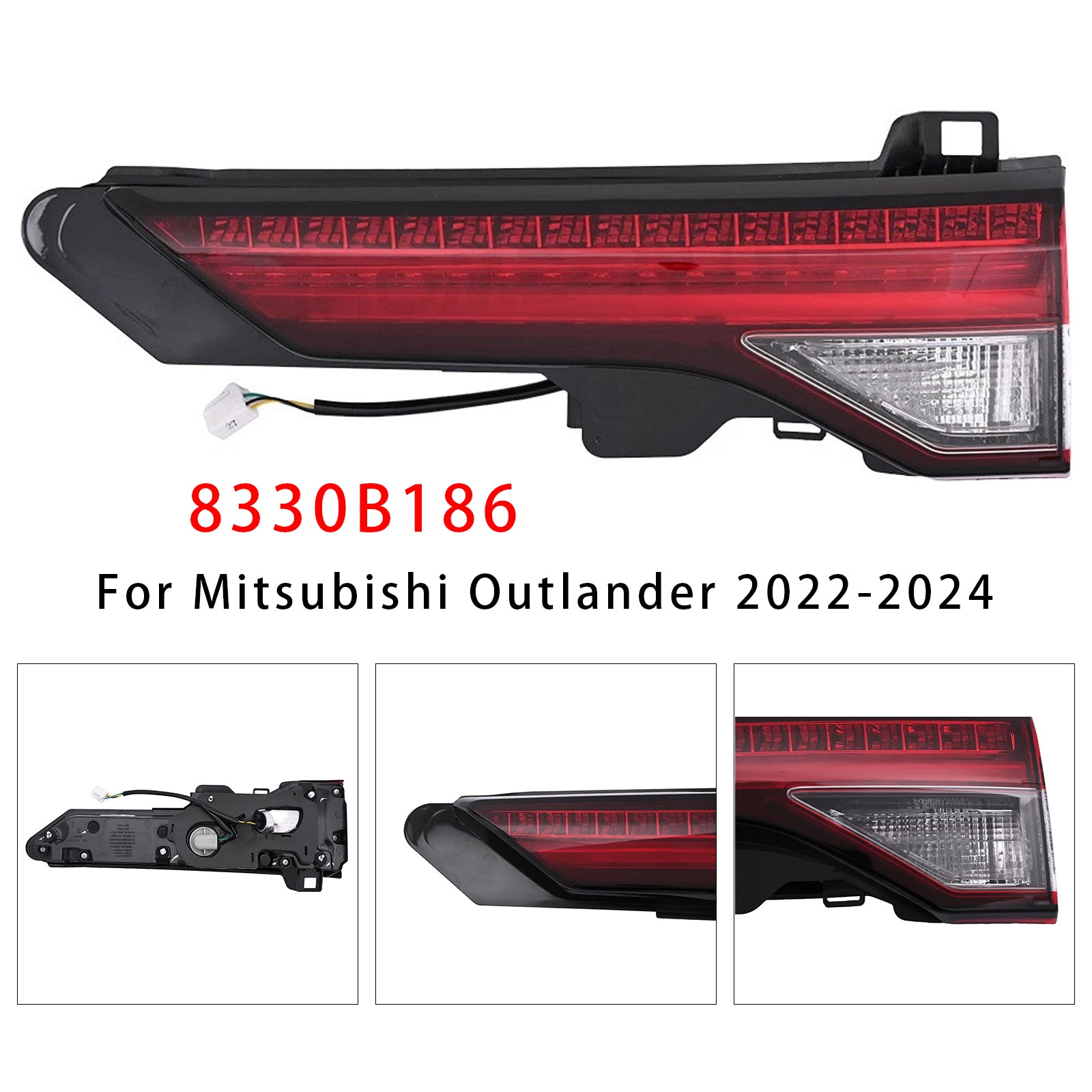 Right Inner Rear Brake Tail Light 8330B186 For Mitsubishi Outlander 2022-2024