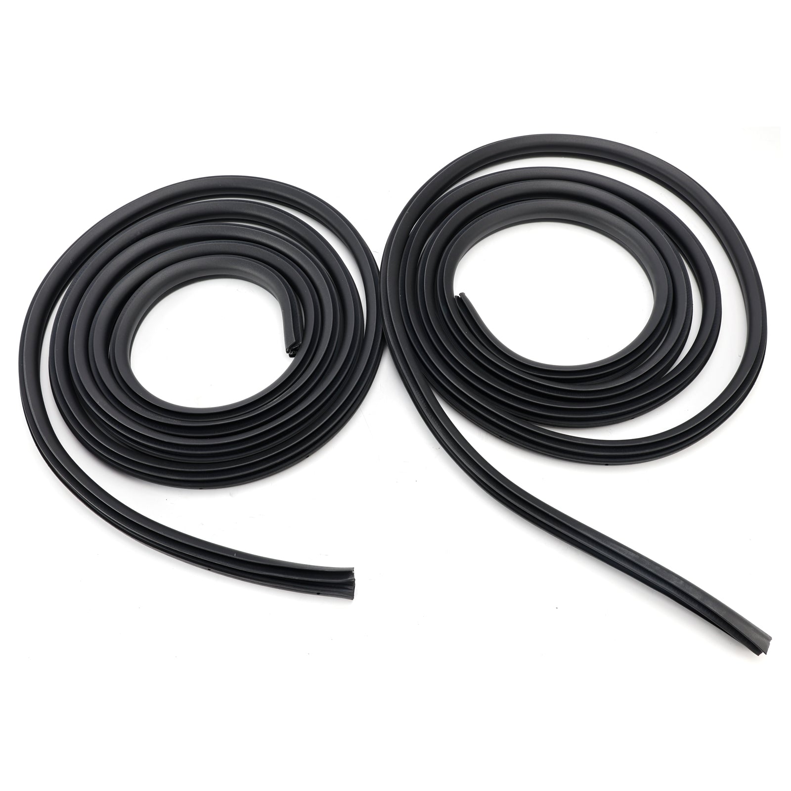 2Pcs Front/Rear Door Rubber Seal Weatherstrip For Hummer H2 2003-2009