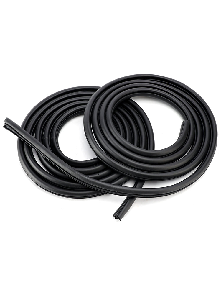 2Pcs Front/Rear Door Rubber Seal Weatherstrip For Hummer H2 2003-2009
