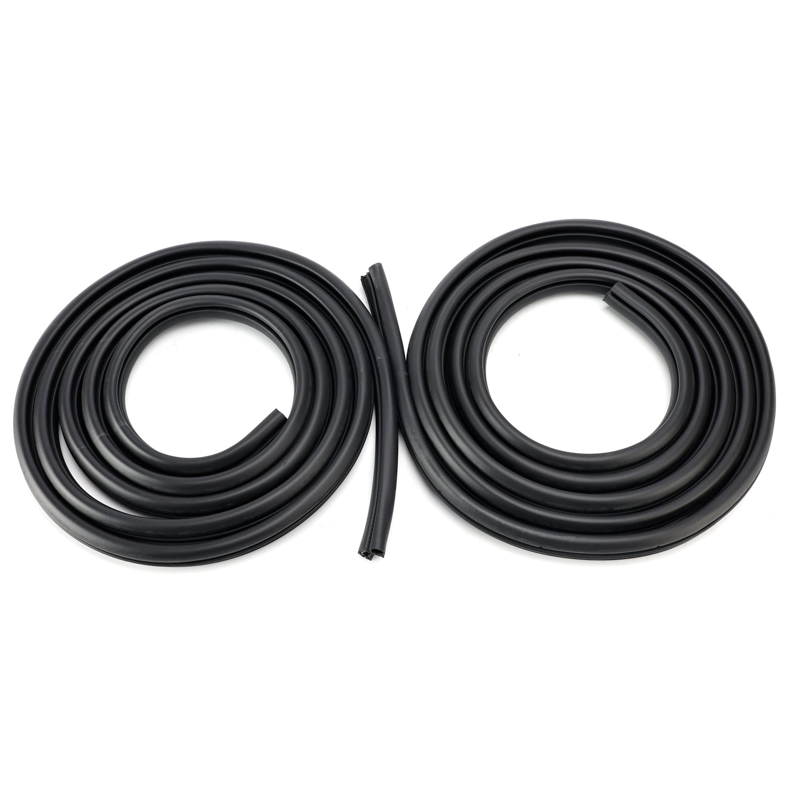 2Pcs Front/Rear Door Rubber Seal Weatherstrip For Hummer H2 2003-2009