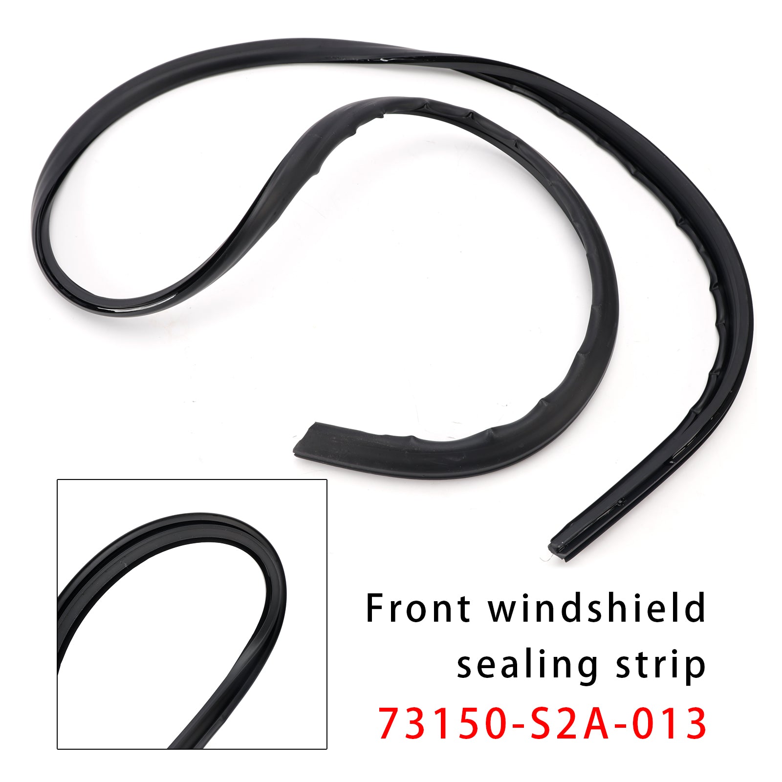 Front Windshield Molding Weatherstrip 73150-S2A-013 For Honda S2000 2000-2009