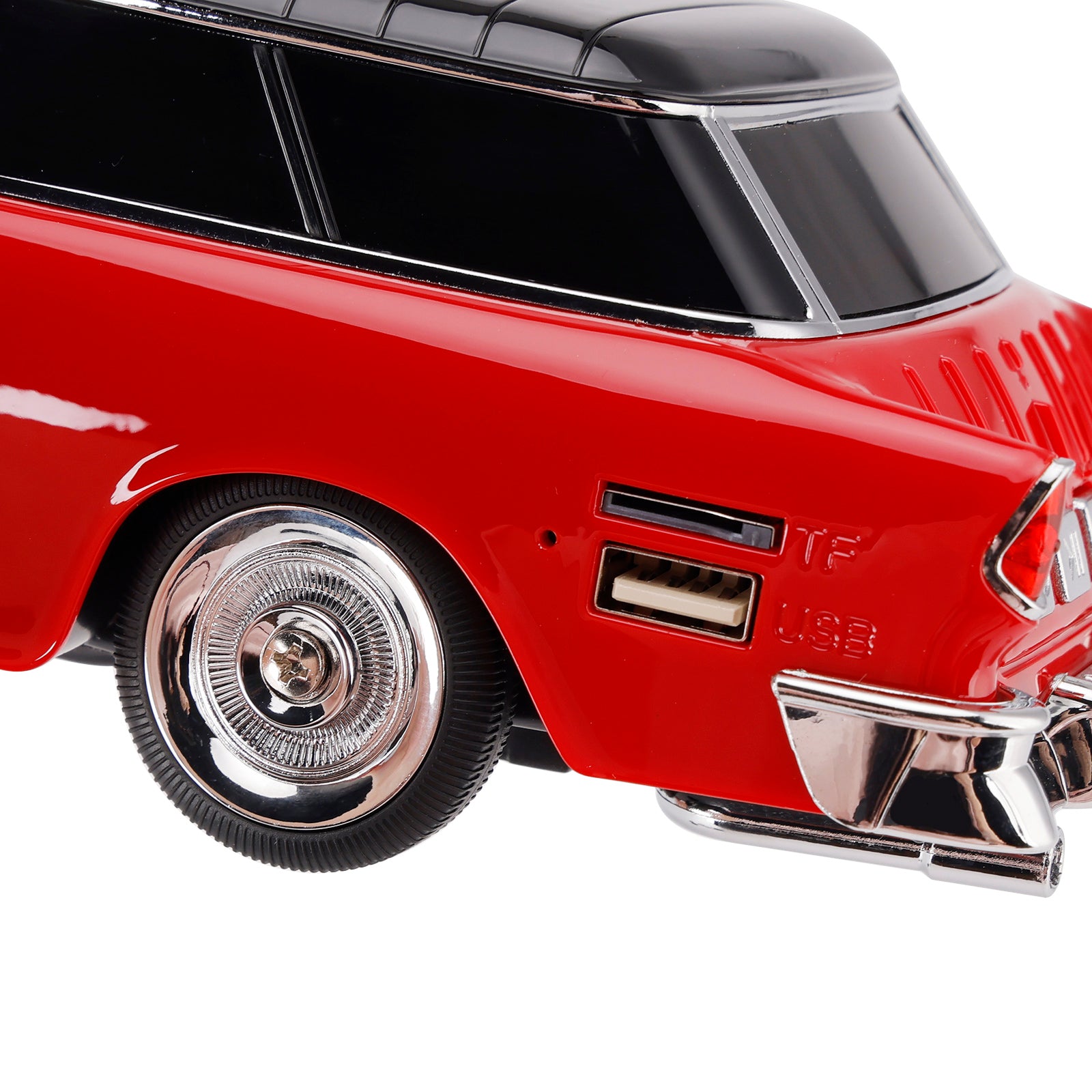 WS-1955 Bluetooth Replica Speaker Retro Speaker Car Design HD Sound TWS FM Radio