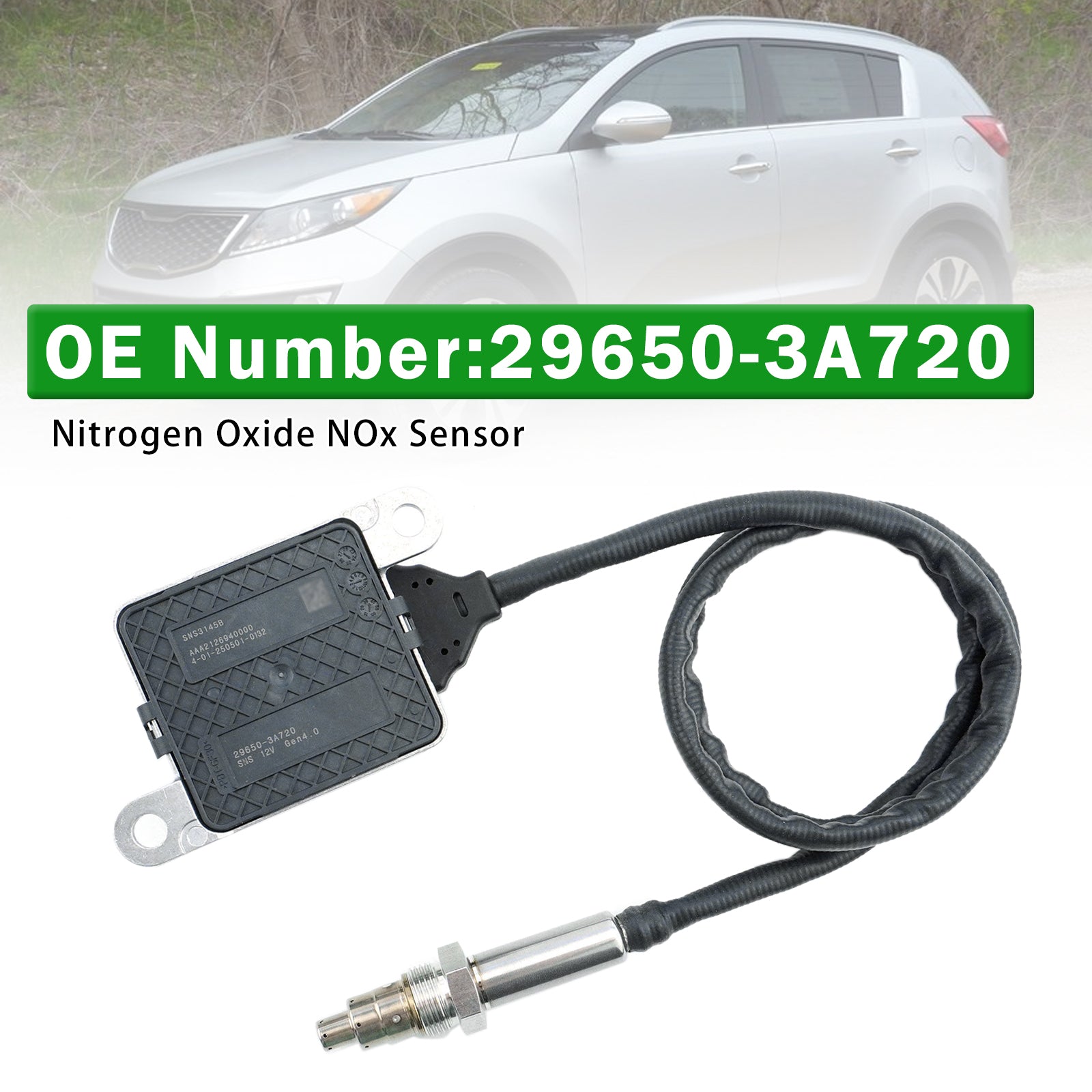 Nitrogen Oxide NOx Sensor 29650-3A720 SNS3145B For Hyundai Kia