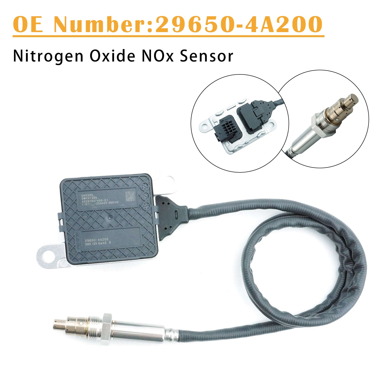 Nitrogen Oxide NOx Sensor 29650-4A200 For Hyundai Grand Starex H-1 H1 2.5L DIESELS