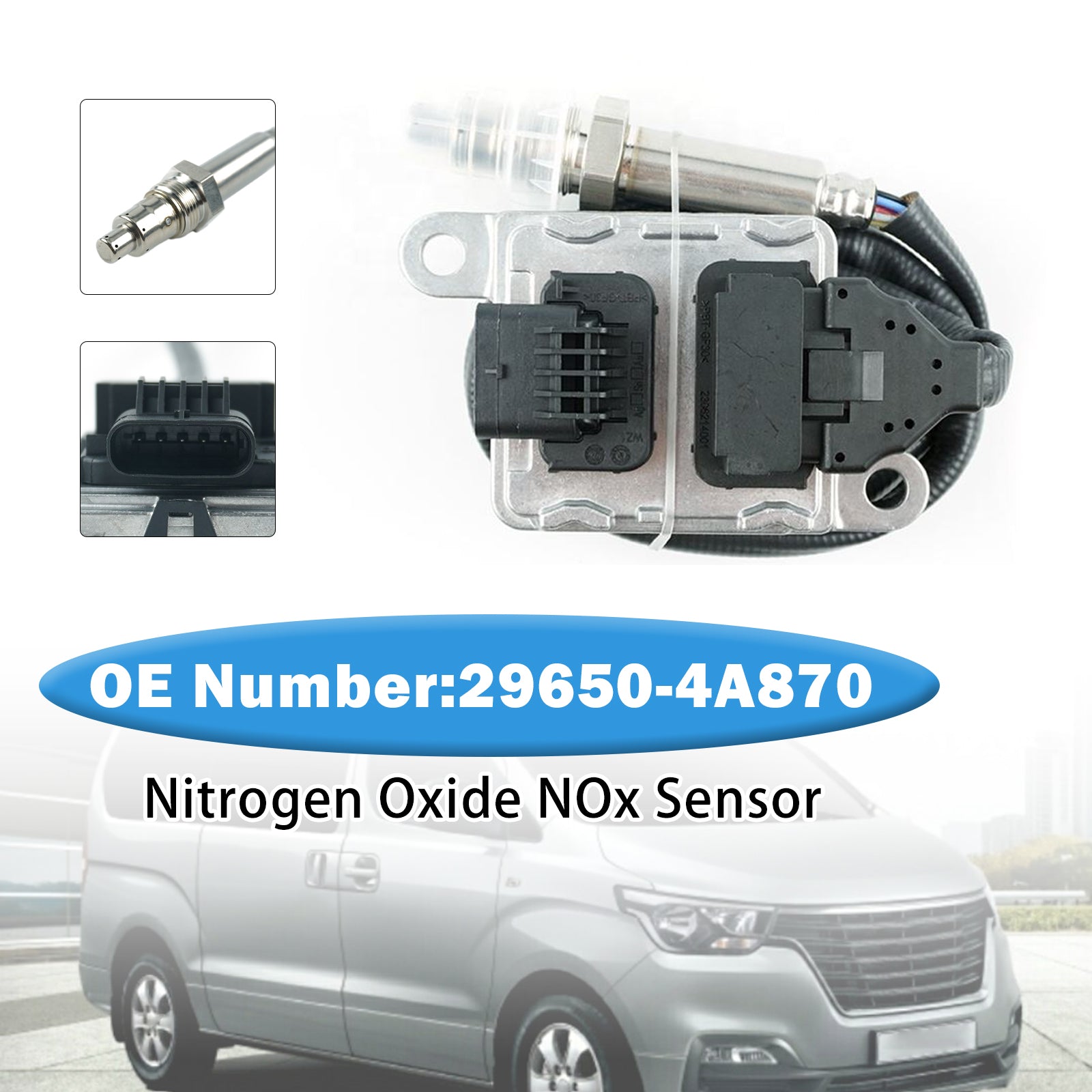 Nitrogen Oxide NOx Sensor 29650-4A870 For Hyundai Grand Starex 2017-2020