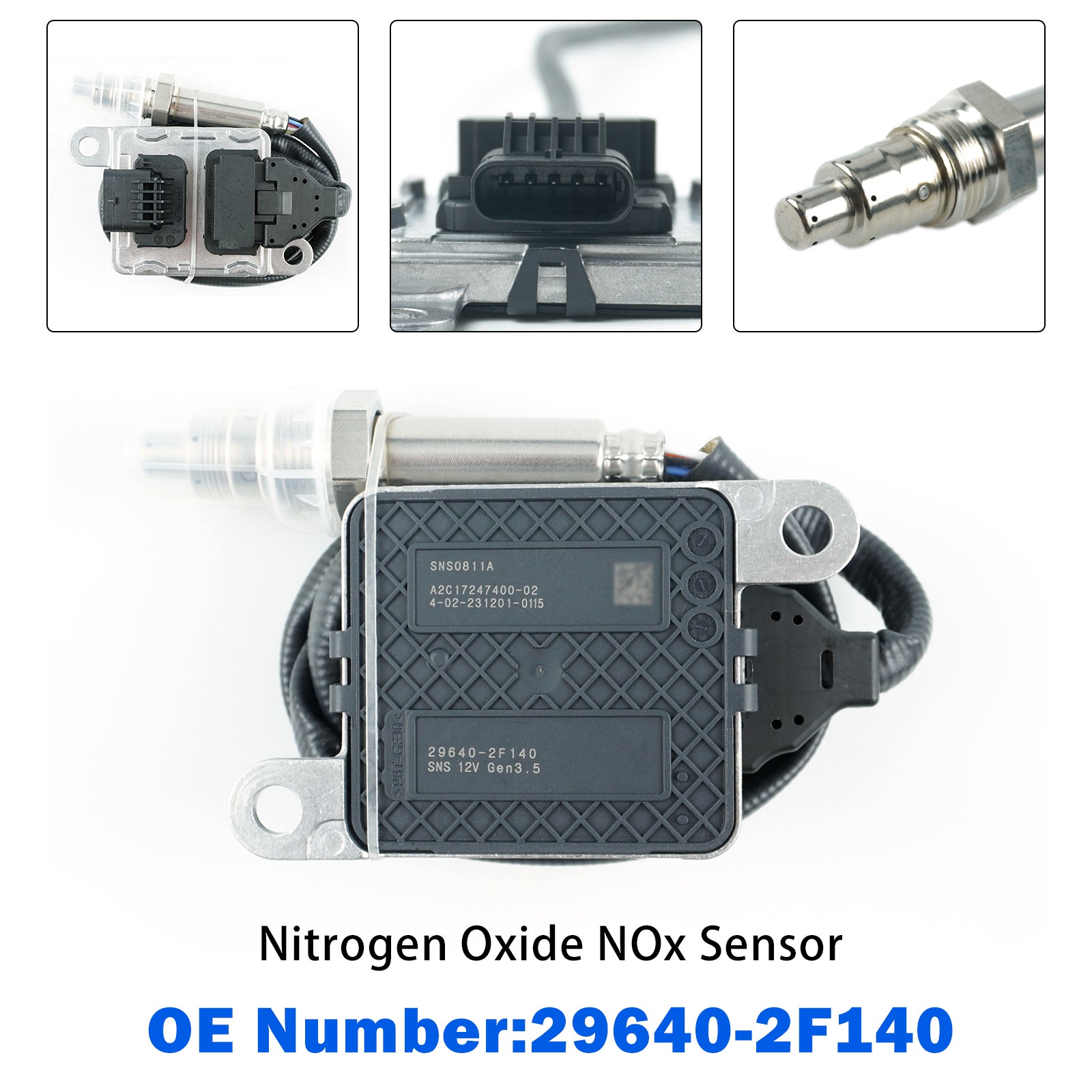 Nitrogen Oxide NOx Sensor SNS0811A 29640-2F140 For Hyundai KIA