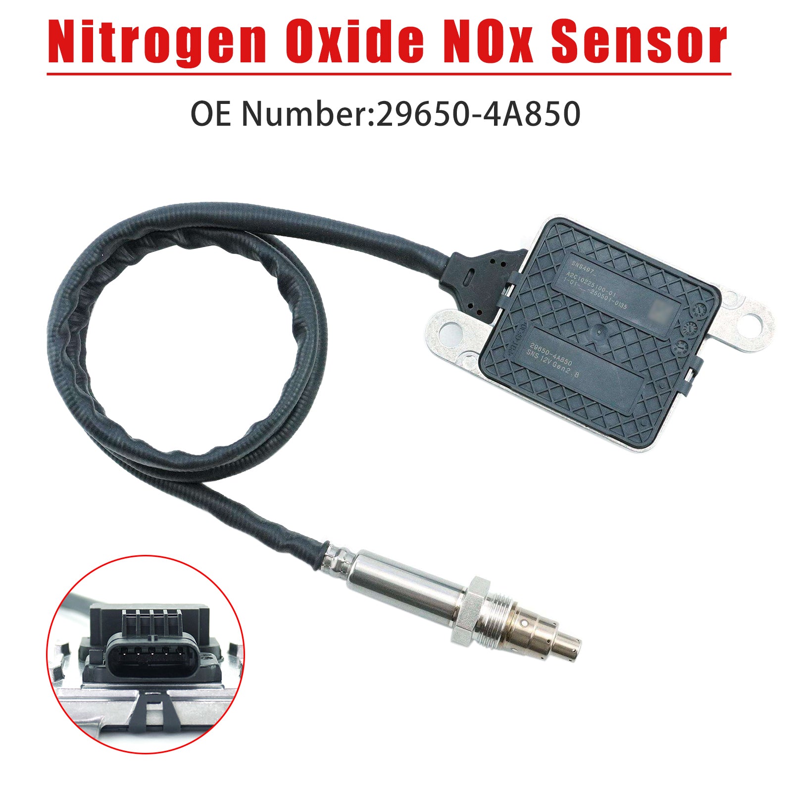 Nitrogen Oxide NOx Sensor 29650-4A850 For Hyundai KIA Truck Parts