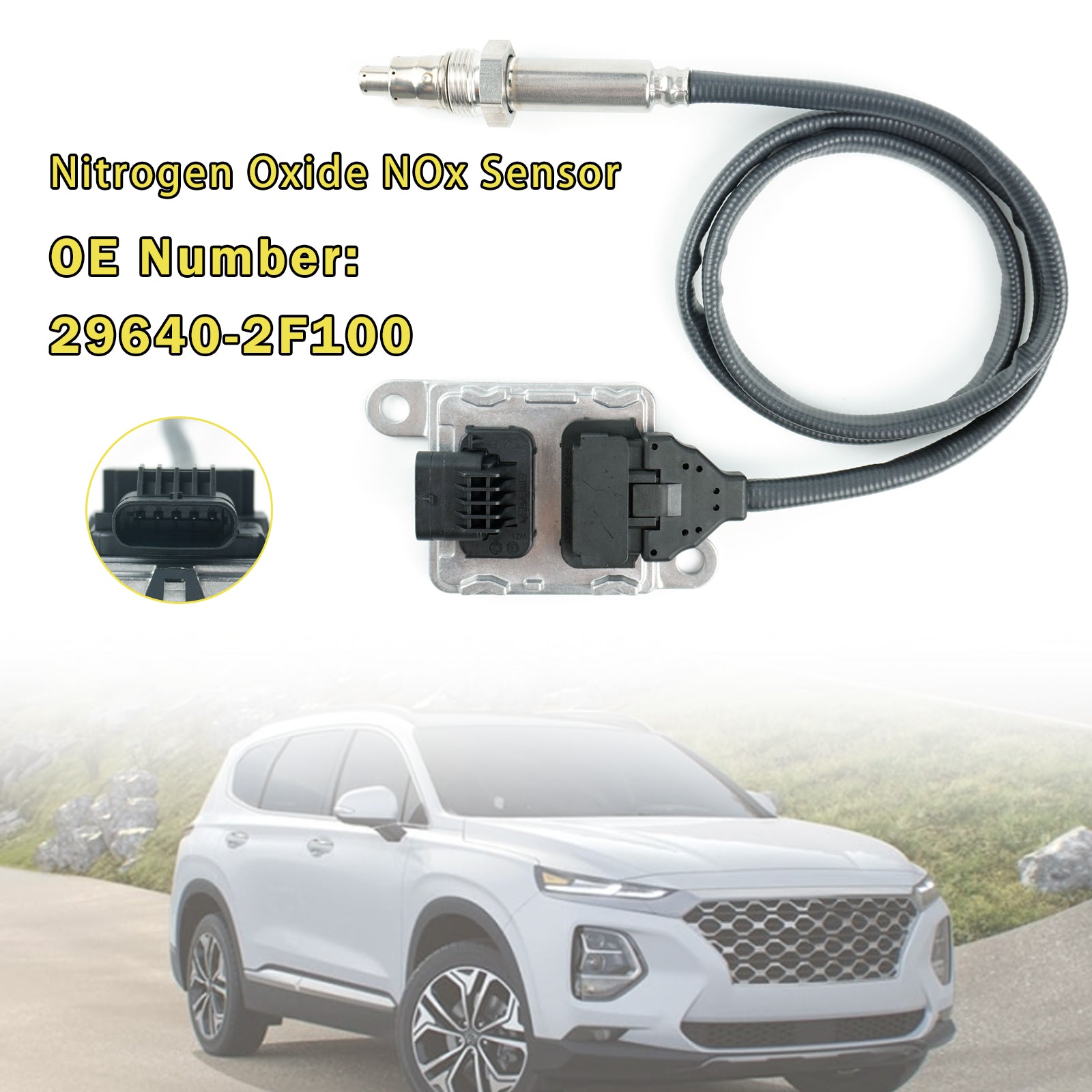 Nitrogen Oxide NOx Sensor 29640-2F100 For Hyundai Santa Fe 2.0 Palisade 2.2